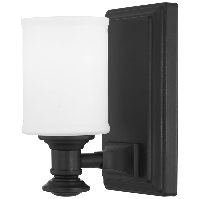 Minka-Lavery 5171-66A Harbour Point One Light Vanity, Coal