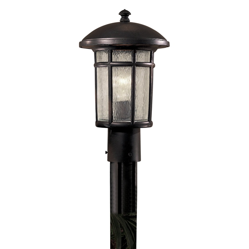Minka-Lavery 8256-94 Cranston One Light Post Mount, Heritage