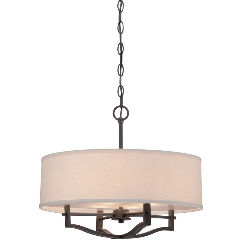 Minka-Lavery 844-284 Three Light Pendant, Vintage Bronze