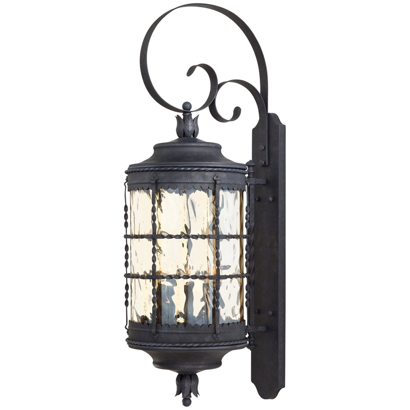 Minka-Lavery 8883-A39 Mallorca Five Light Wall Mount, Spanish Iron