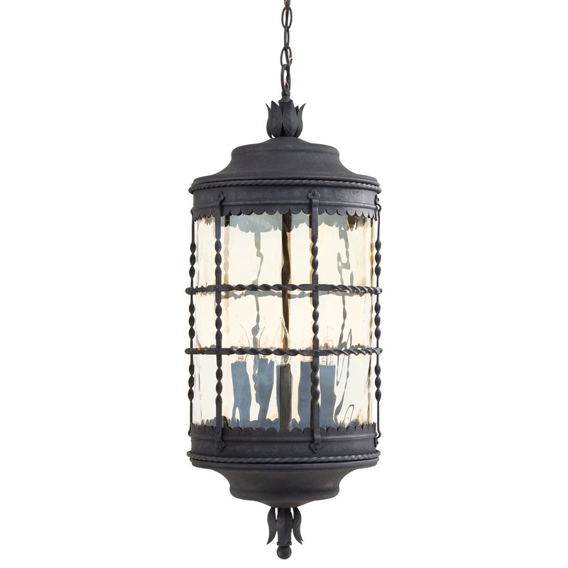 Minka-Lavery 8884-A39 Mallorca Five Light Chain Hung, Spanish Iron