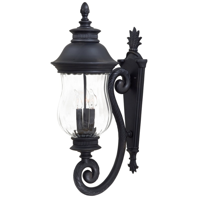 Minka-Lavery 8901-94 Newport Three Light Wall Mount, Heritage