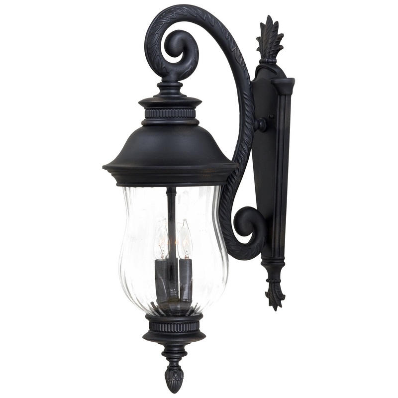 Minka-Lavery 8902-94 Newport Three Light Outdoor Wall Mount, Heritage