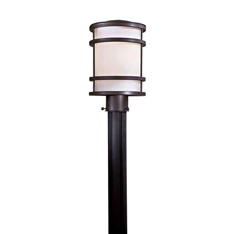 Minka-Lavery 9806-143 Bay View One Light Post Mount, Oil Rubbed Bronze