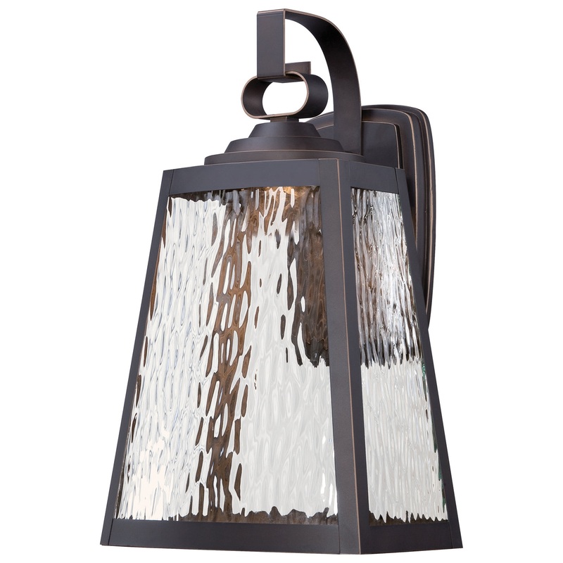 Minka-Lavery 73103-143C-L Talera LED Outdoor Wall Mount, Oil Rubbed Bronze W/ Gold Highlights
