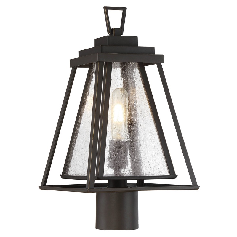 Minka-Lavery 73116-226 Sleepy Hollow One Light Post Mount, Dakota Bronze