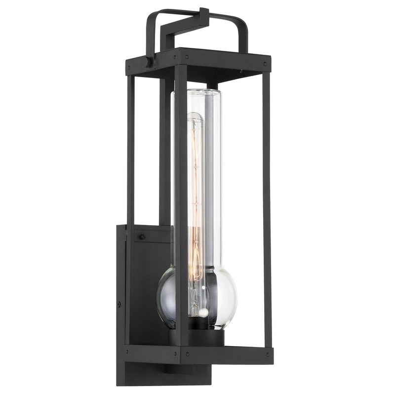 Minka-Lavery 73163-66 Sullivans Landing One Light Outdoor Wall Mount, Sand Coal