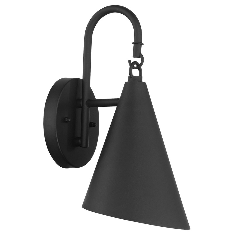 Minka-Lavery 73171-66 Playwright One Light Outdoor Wall Mount, Sand Coal