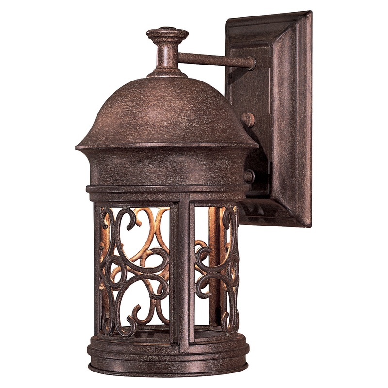 Minka-Lavery 8281-A61 Sage Ridge One Light Wall Mount, Vintage Rust