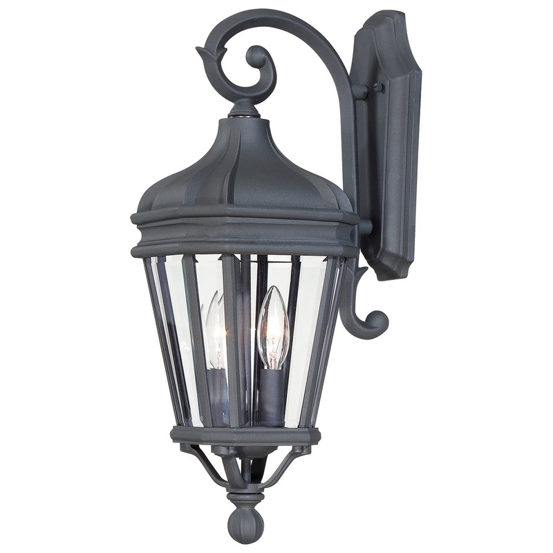 Minka-Lavery 8691-66 Harrison Two Light Wall Mount, Coal