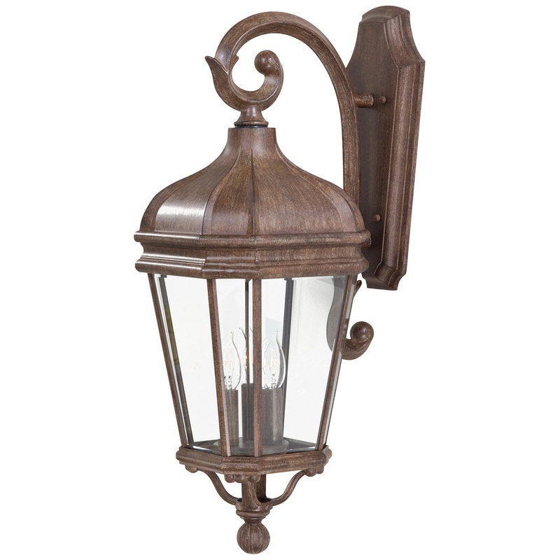 Minka-Lavery 8692-61 Harrison Three Light Wall Mount, Vintage Rust
