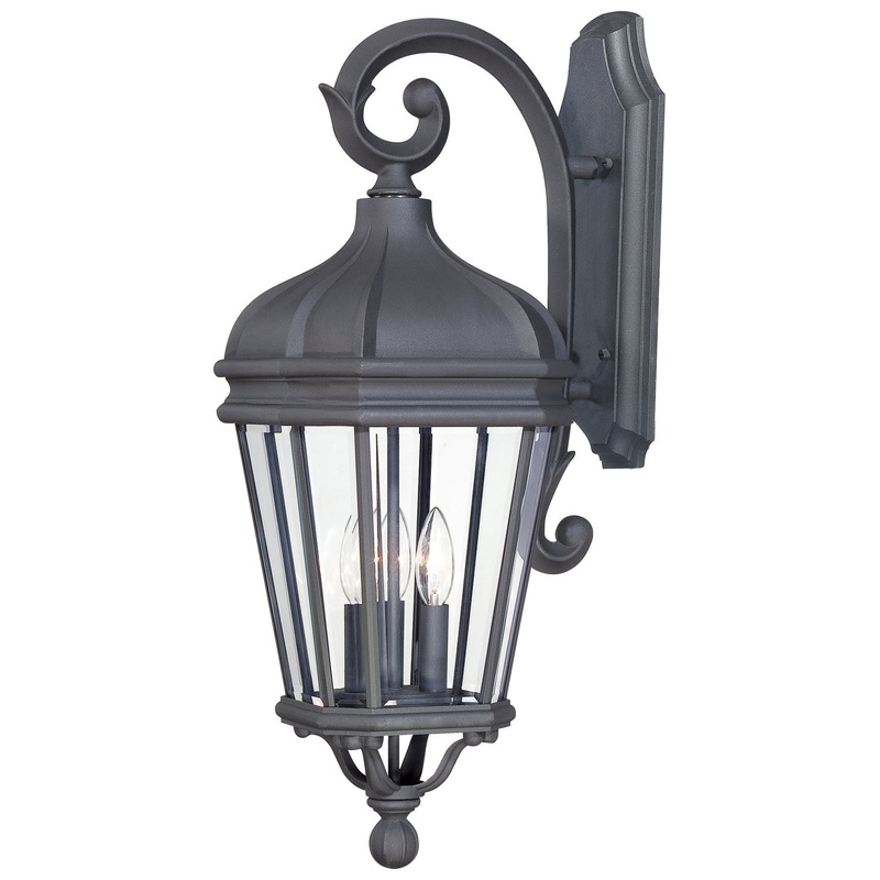 Minka-Lavery 8692-66 Harrison Three Light Wall Mount, Coal