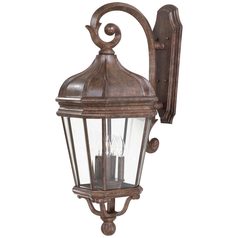 Minka-Lavery 8693-61 Harrison Four Light Wall Mount, Vintage Rust