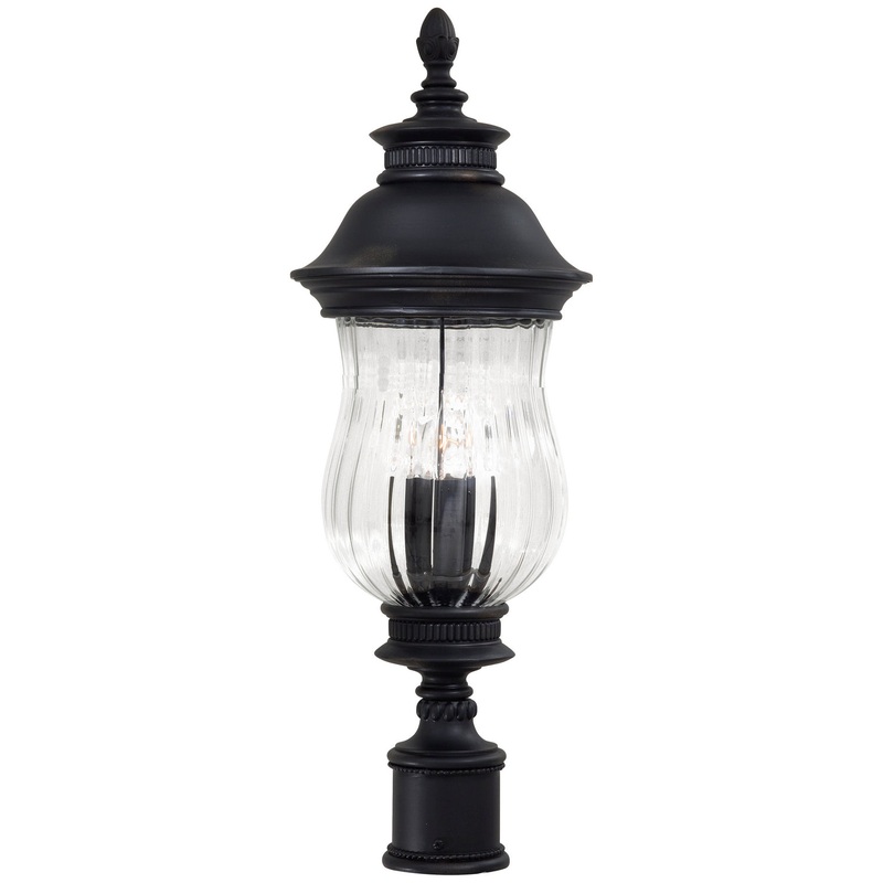 Minka-Lavery 8909-94 Newport Three Light Post Mount, Heritage