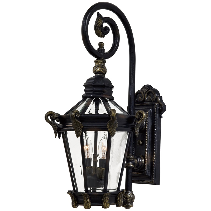 Minka-Lavery 8931-95 Stratford Hall Two Light Wall Mount, Heritage W/ Gold Highlights