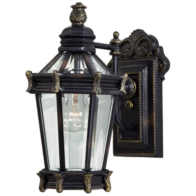 Minka-Lavery 8937-95 Stratford Hall One Light Wall Mount, Heritage W/ Gold Highlights