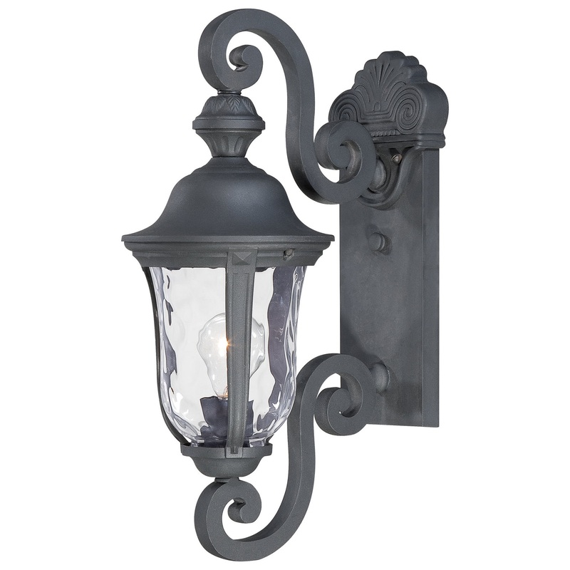 Minka-Lavery 8990-66 Ardmore One Light Outdoor Wall Mount, Coal