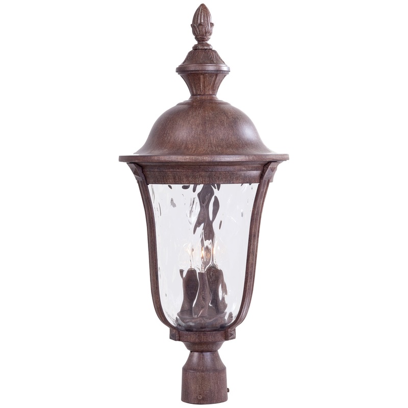 Minka-Lavery 8996-61 Ardmore Three Light Post Mount, Vintage Rust