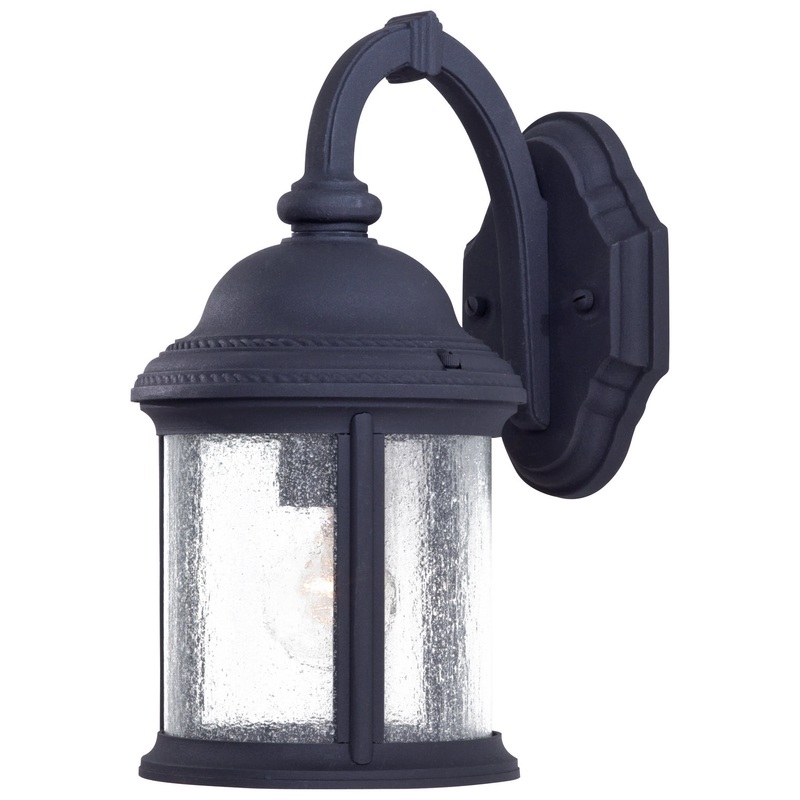 Minka-Lavery 9010-66 Hancock One Light Wall Mount, Coal