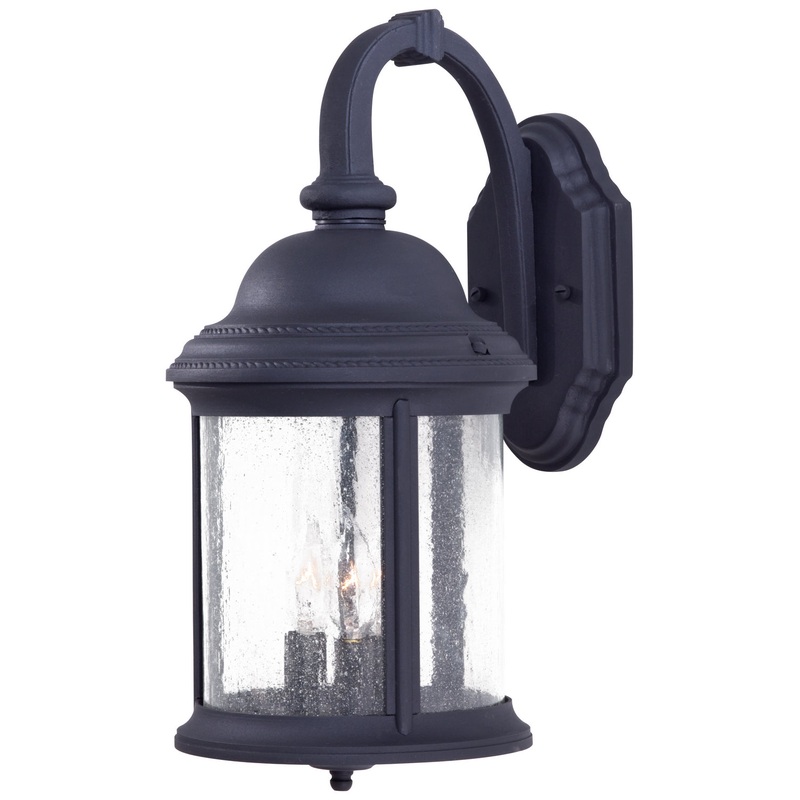Minka-Lavery 9011-66 Hancock Three Light Wall Mount, Coal