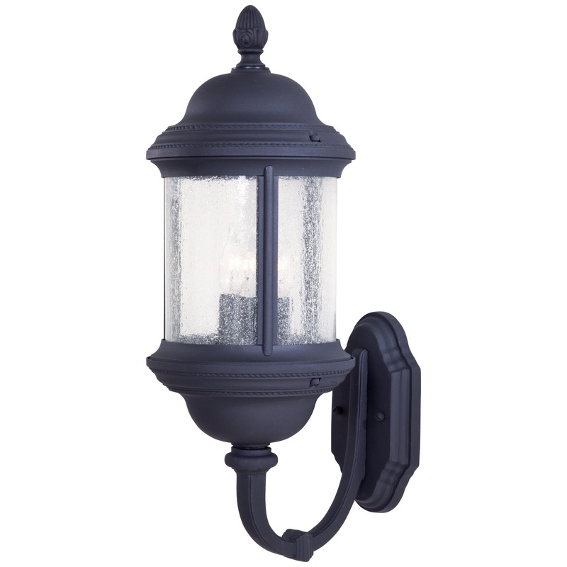 Minka-Lavery 9018-66 Hancock Three Light Wall Mount, Coal