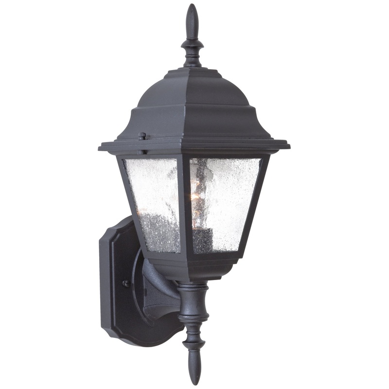 Minka-Lavery 9060-66 Bay Hill One Light Outdoor Wall Mount, Coal