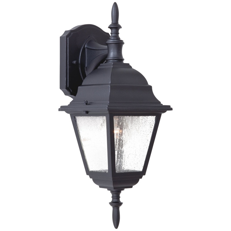 Minka-Lavery 9067-66 Bay Hill One Light Wall Mount, Coal