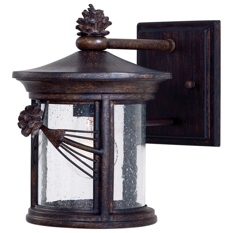 Minka-Lavery 9151-A357 Abbey Lane One Light Wall Mount, Iron Oxide