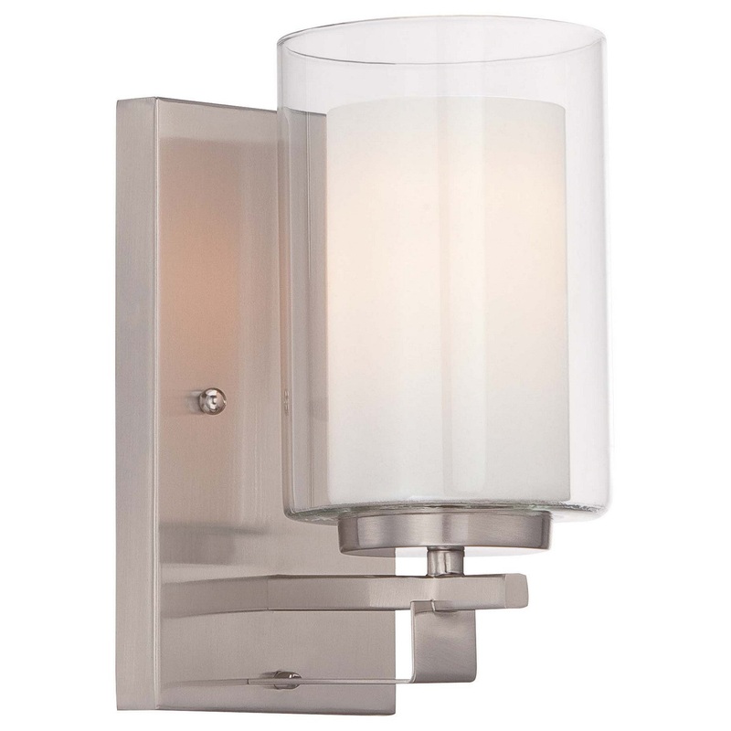 Minka-Lavery 6101-84 Parsons Studio One Light Bath Bar, Brushed Nickel