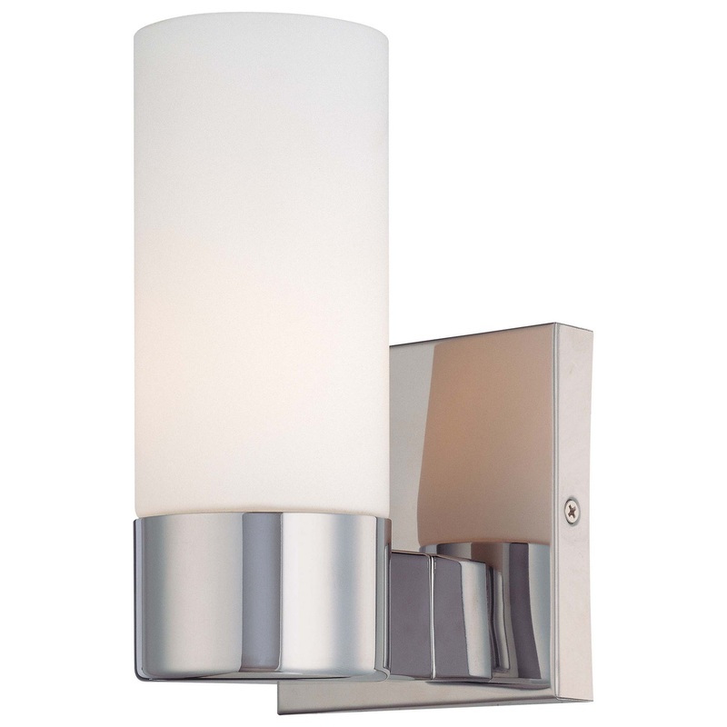 Minka-Lavery 6211-77 One Light Wall Sconce, Chrome