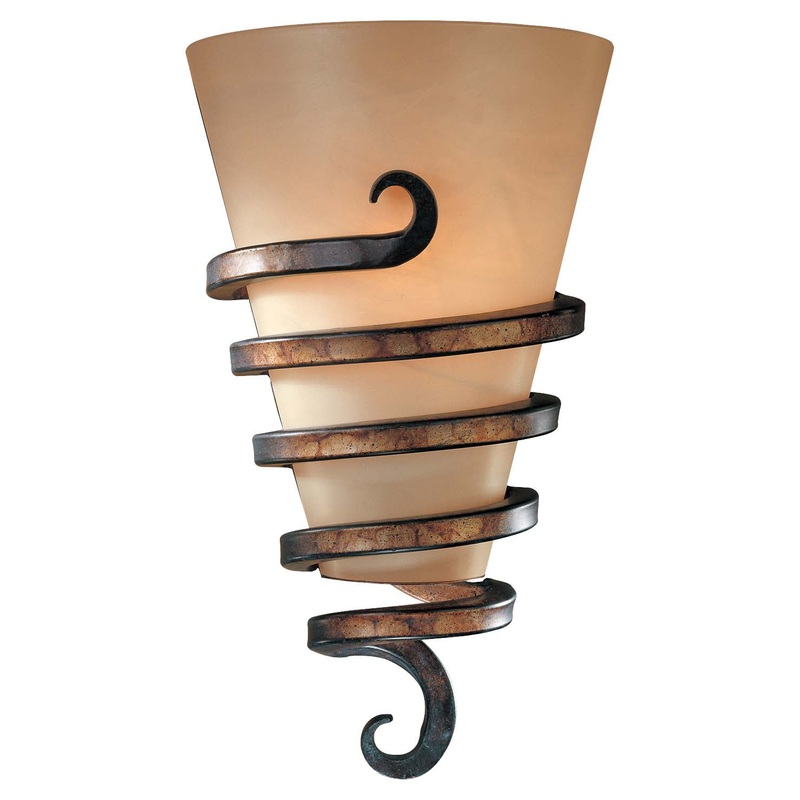 Minka-Lavery 6767-211 Tofino One Light Wall Sconce, Tofino Bronze