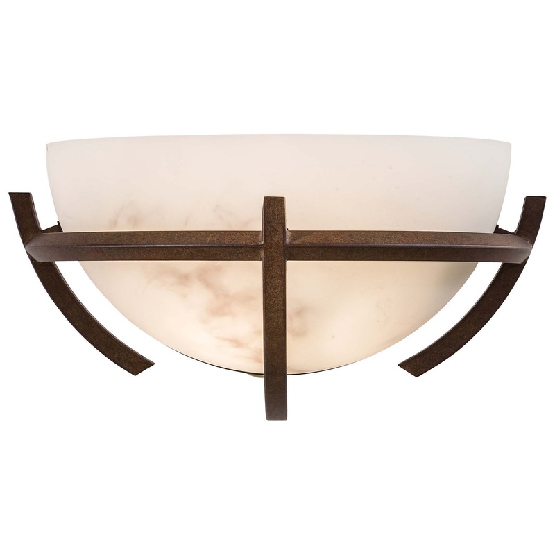 Minka-Lavery 680-14 Calavera One Light Wall Sconce, Nutmeg