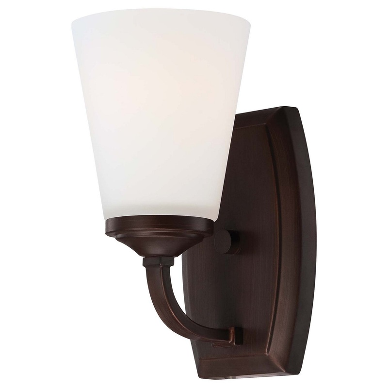 Minka-Lavery 6961-284 Overland Park One Light Bath, Vintage Bronze