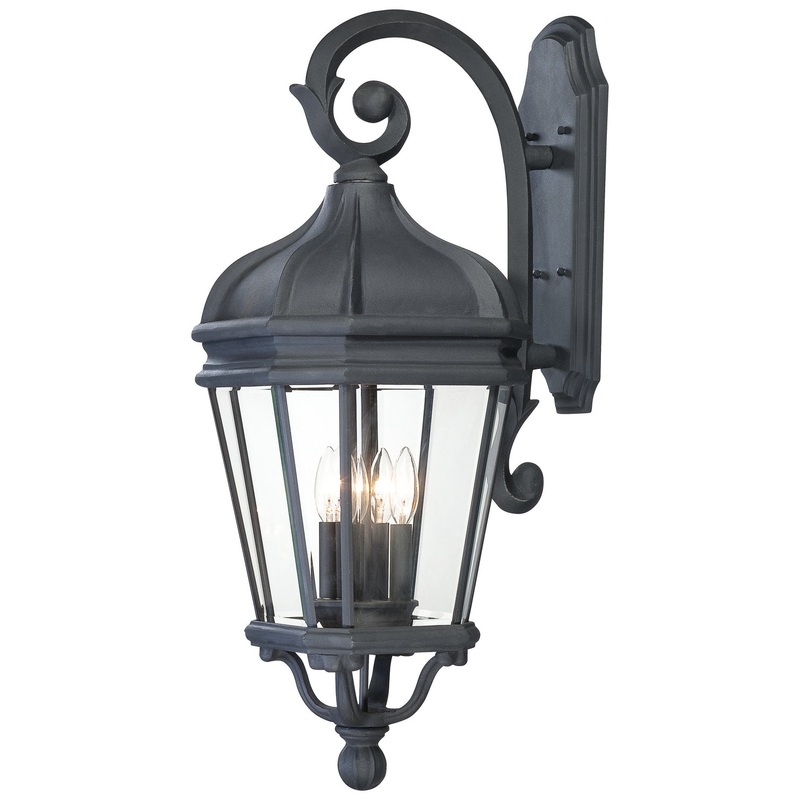 Minka-Lavery 8693-66 Harrison Four Light Wall Mount, Coal