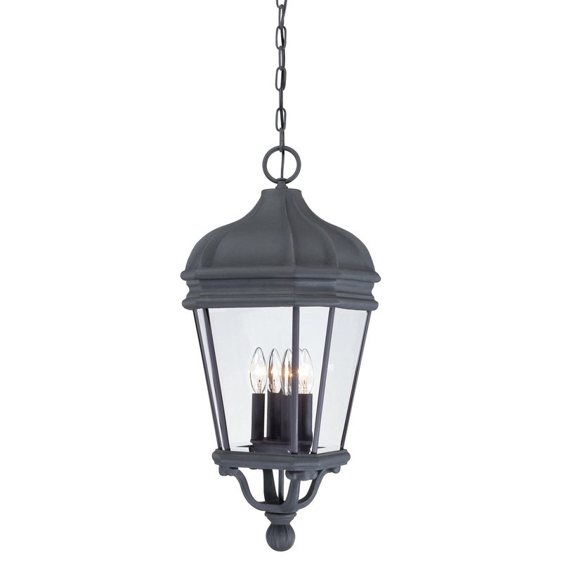 Minka-Lavery 8694-66 Harrison Four Light Chain Hung, Coal