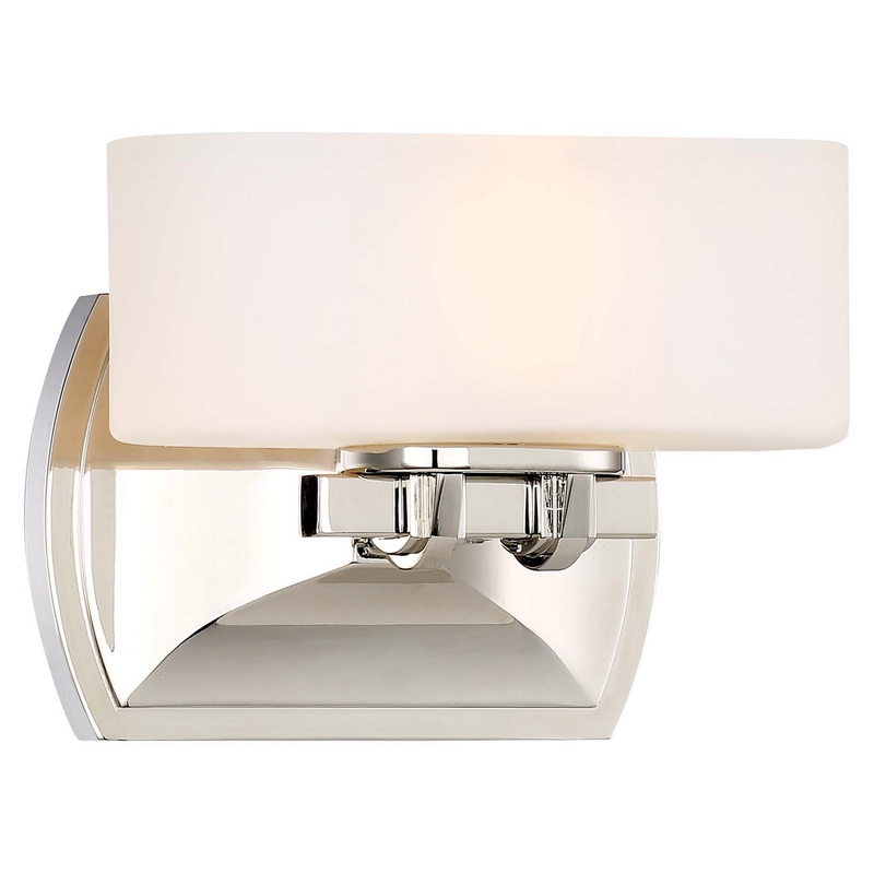 Minka-Lavery 3011-613 Drury One Light Bath, Polished Nickel