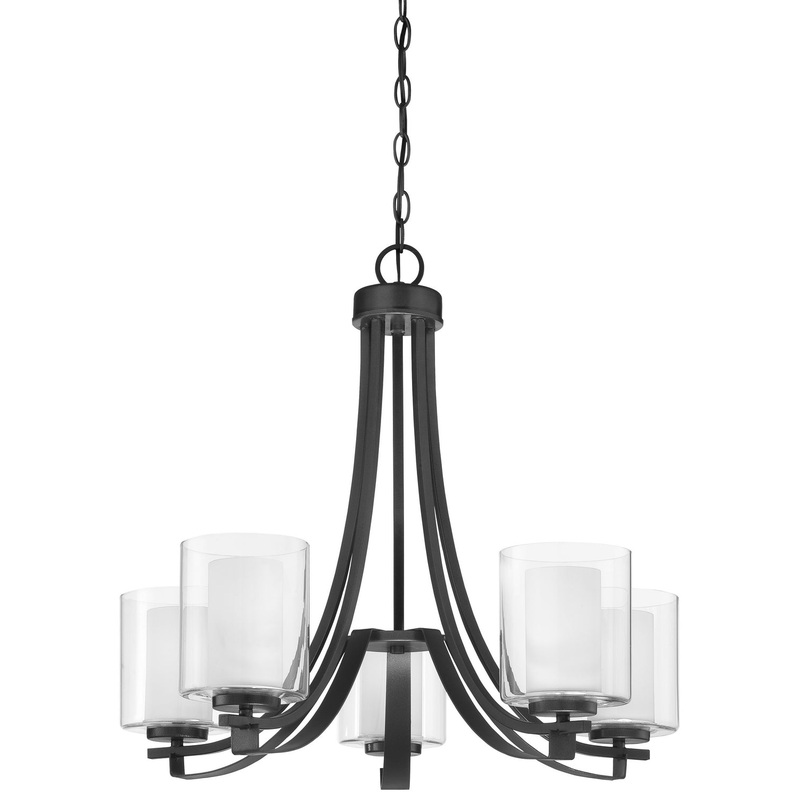 Minka-Lavery 4105-66 Parsons Studio Five Light Chandelier, Sand Coal