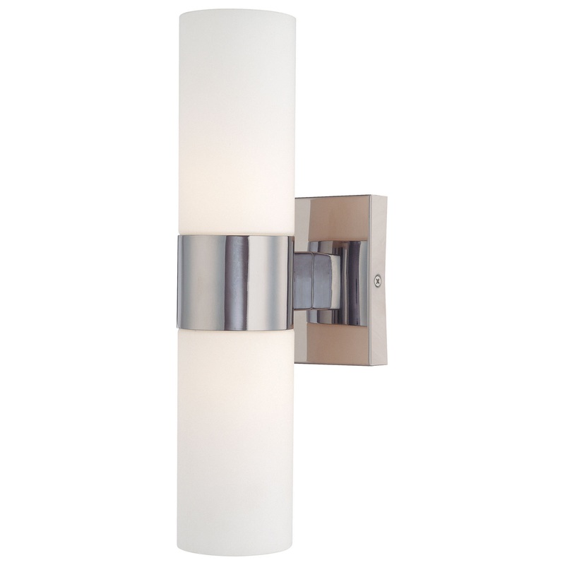 Minka-Lavery 6212-77 Two Light Wall Sconce, Chrome