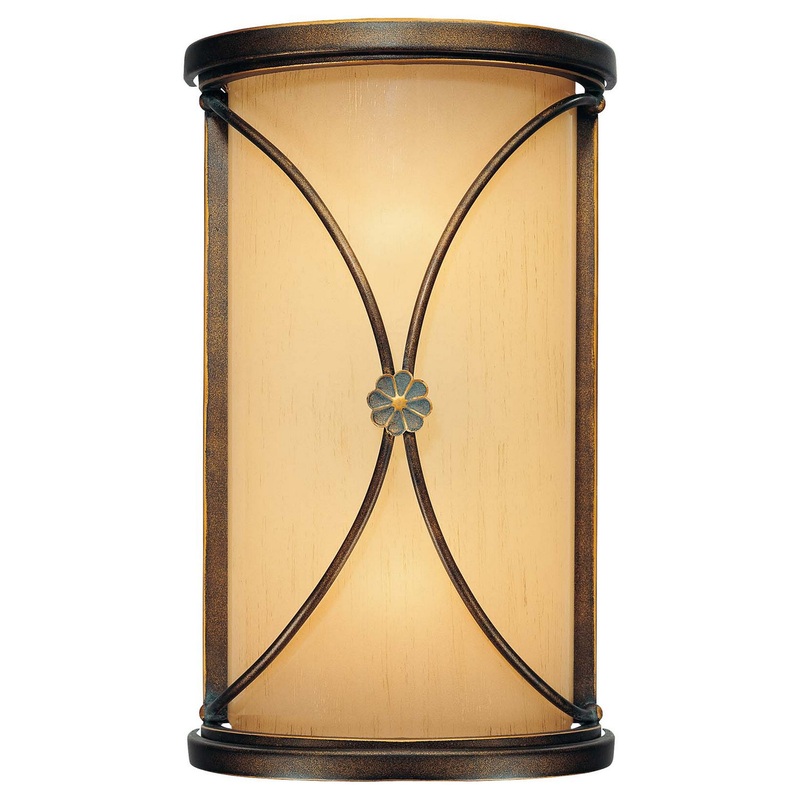 Minka-Lavery 6231-288 Atterbury Two Light Wall Sconce, Deep Flax Bronze