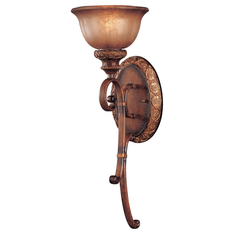 Minka-Lavery 6350-177 Illuminati One Light Wall Sconce, Illuminati Bronze