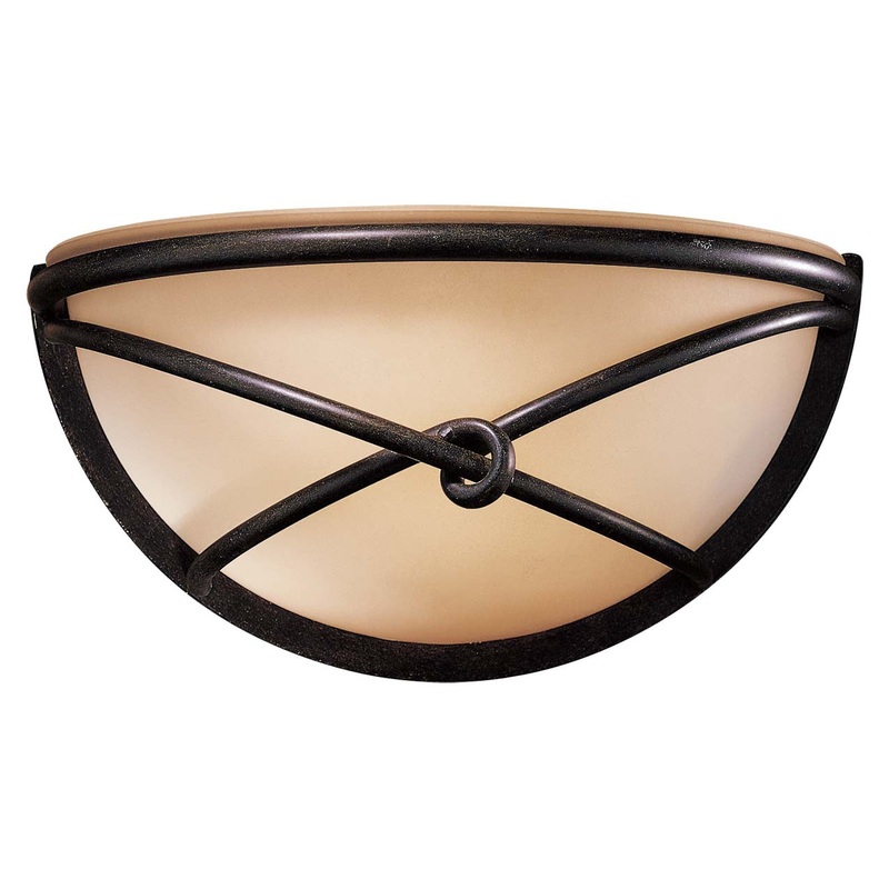 Minka-Lavery 1971-138 Aspen Ii One Light Wall Sconce, Aspen Bronze