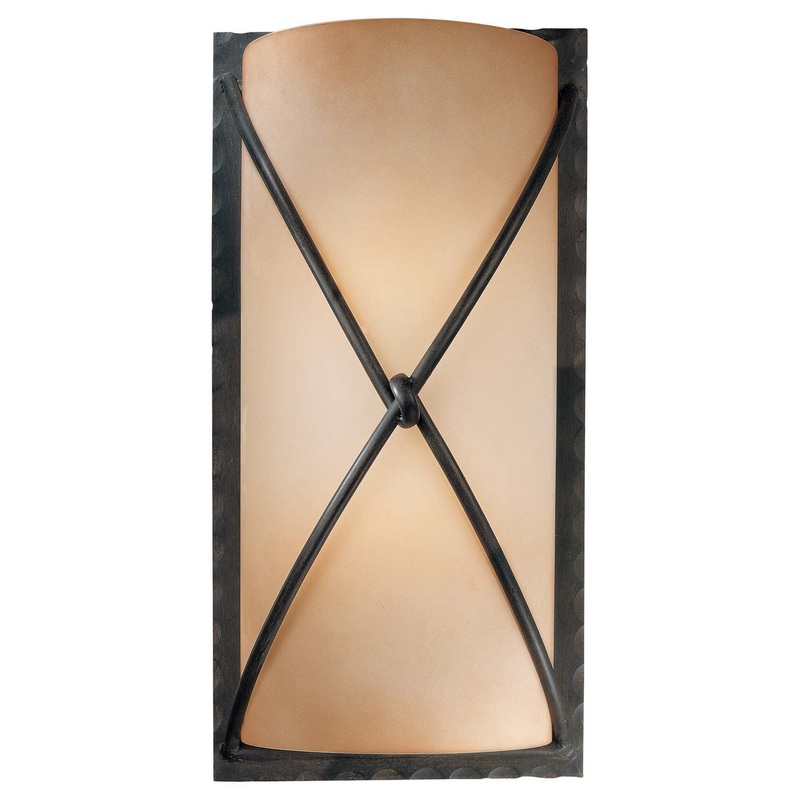 Minka-Lavery 1975-1-138 Aspen Ii Two Light Wall Sconce, Aspen Bronze