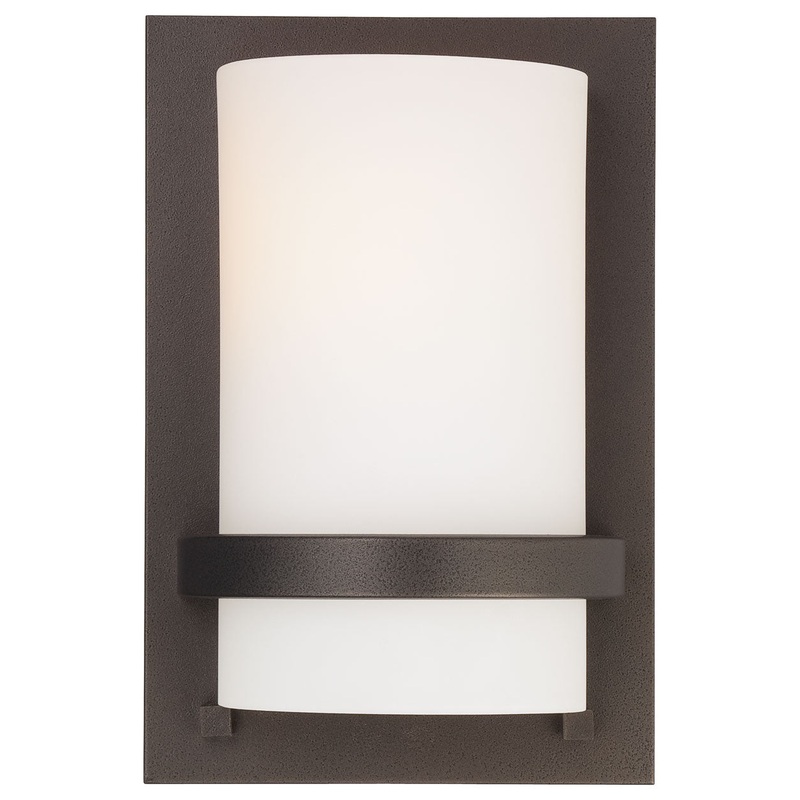 Minka-Lavery 342-172 Wall Sconces One Light Wall Sconce, Smoked Iron