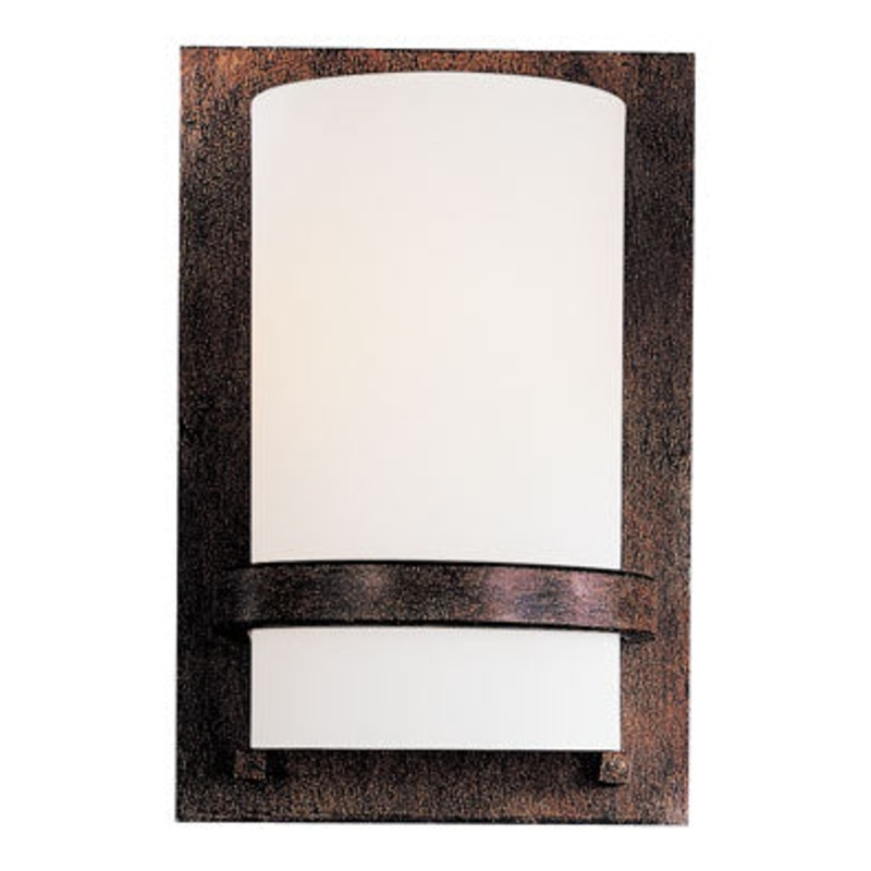 Minka-Lavery 342-357 Fieldale Lodge One Light Wall Sconce, Iron Oxide