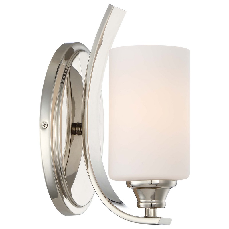 Minka-Lavery 3981-613 Tilbury One Light Bath, Polished Nickel