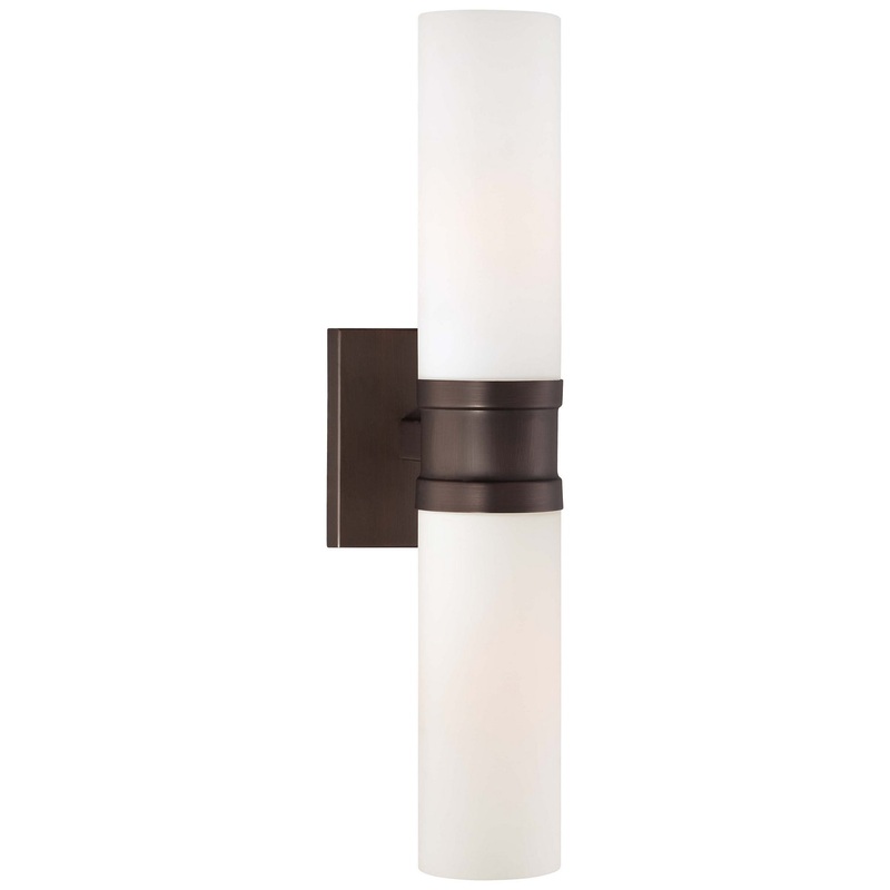 Minka-Lavery 4462-647 Two Light Wall Sconce, Copper Bronze Patina