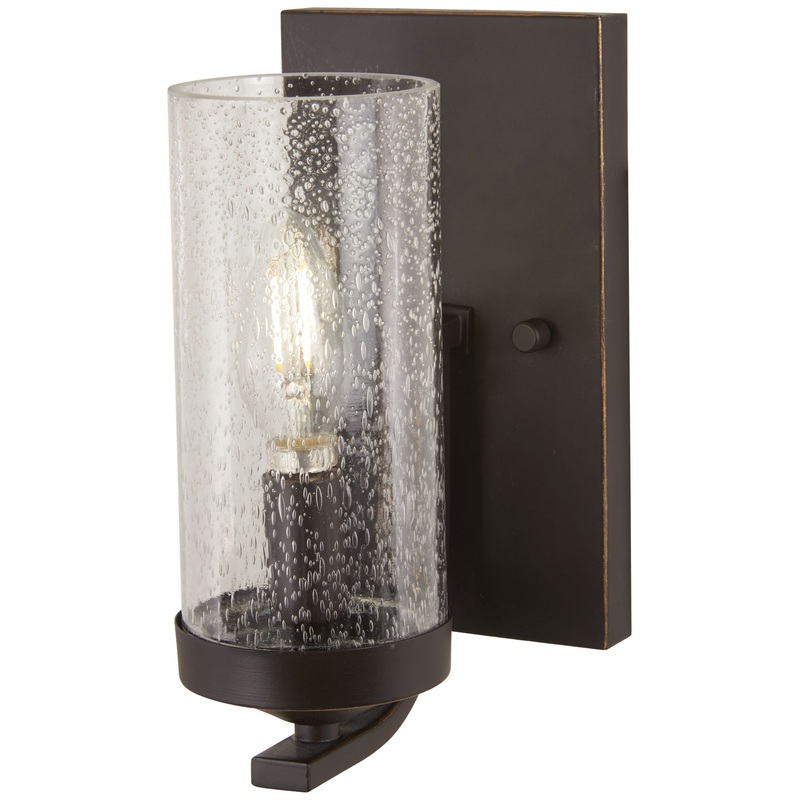 Minka-Lavery 4651-579 Elyton One Light Bath, Downton Bronze With Gold Highlights