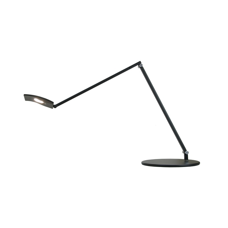 Koncept AR2001-MBK-USB Mosso LED Desk Lamp, Metallic Black
