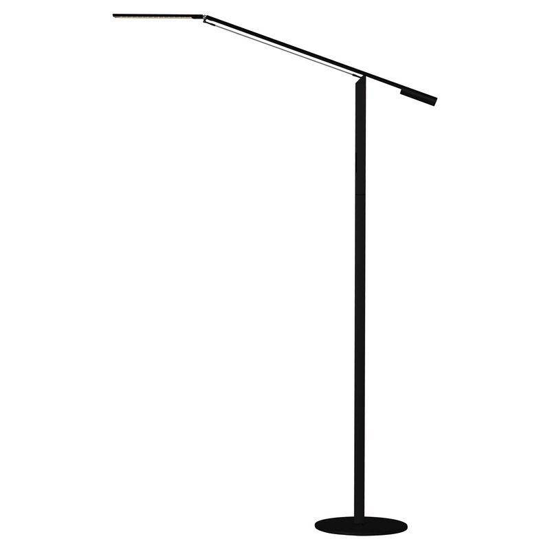 Koncept ELX-A-C-BLK-FLR Equo LED Floor Lamp, Black