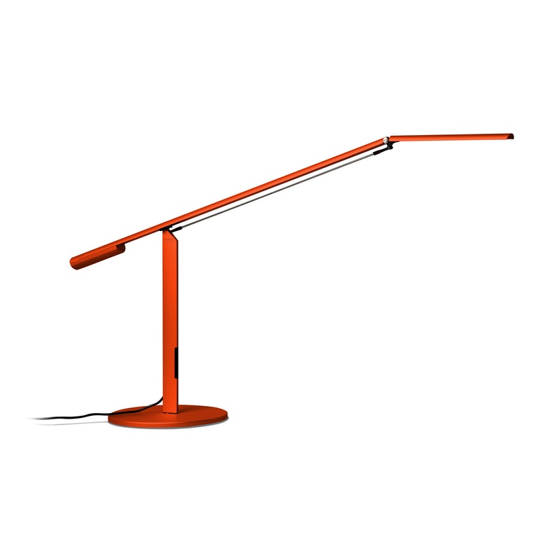 Koncept ELX-A-C-ORG-DSK Equo LED Desk Lamp, Orange
